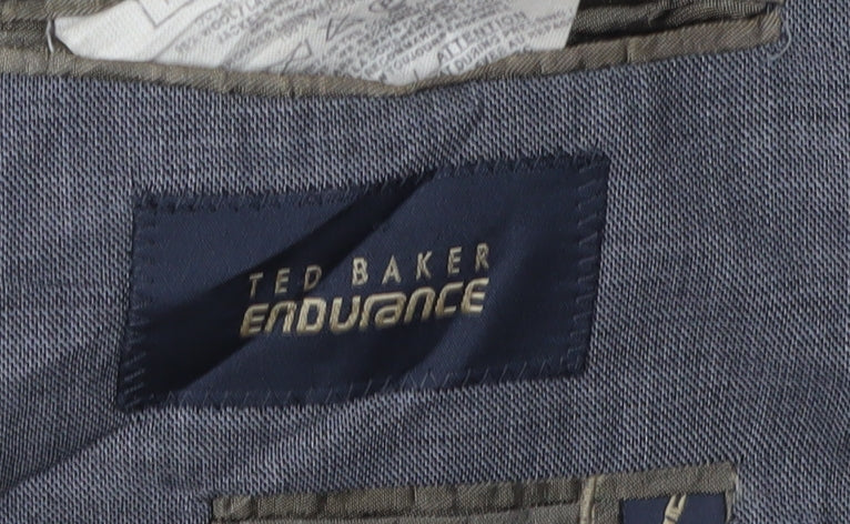 Mens UK Size 38 Ted Baker Regular Grey Suit Jacket