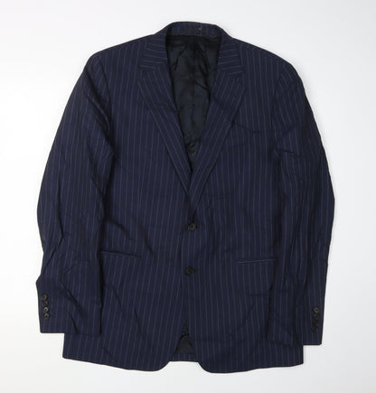 Mens UK Size 42 Jaeger Regular Blue Suit Jacket