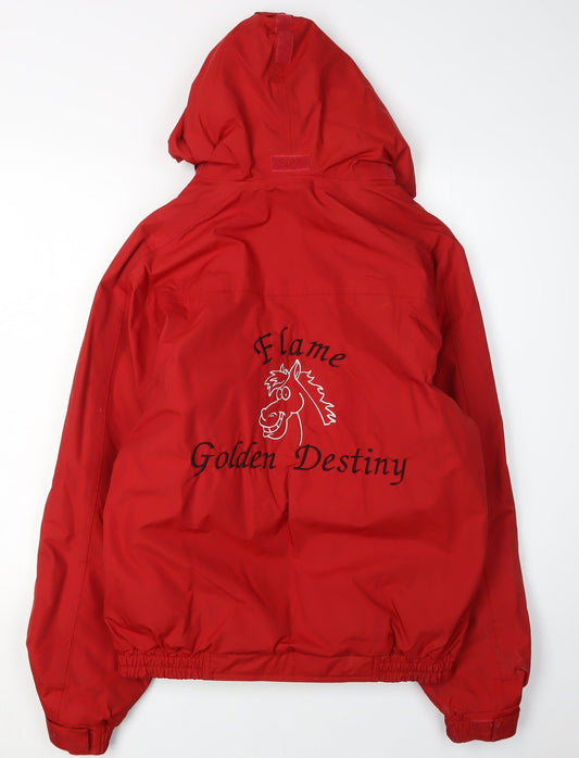 Mens UK Size XS Regatta Red Rain Coat