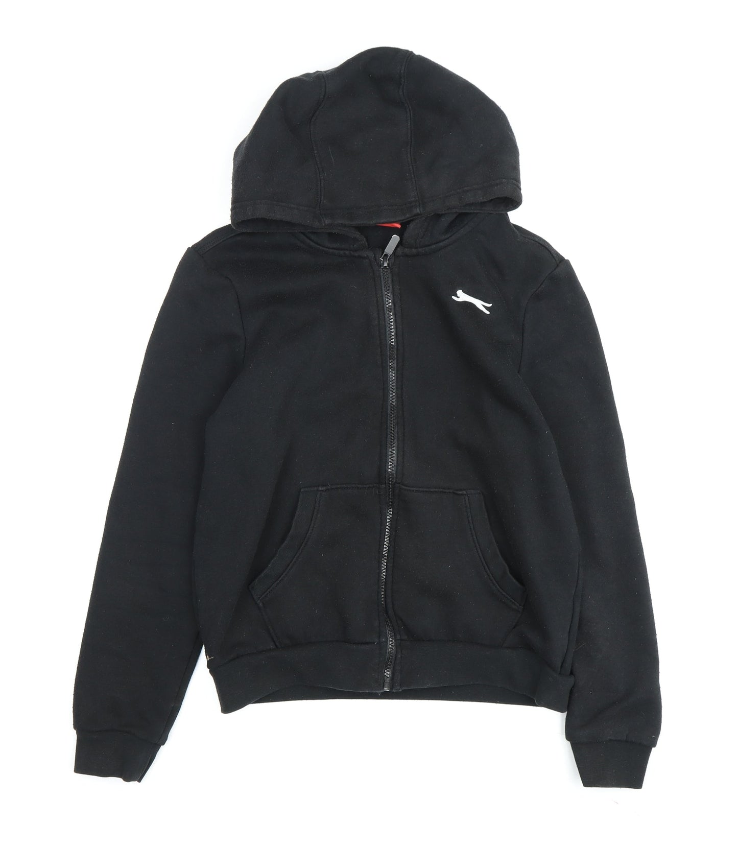 Slazenger Boys Black Full Zip Hoodie, Size 158