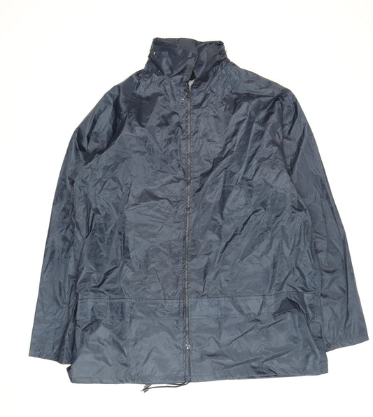 Mens UK Size XL BDRI Weatherproof Blue Windbreaker Coat