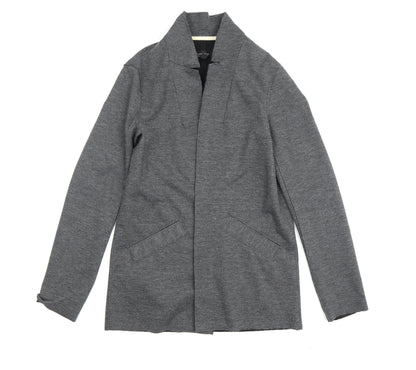Topshop Women's Grey Mid-Length Jacket, Size 8