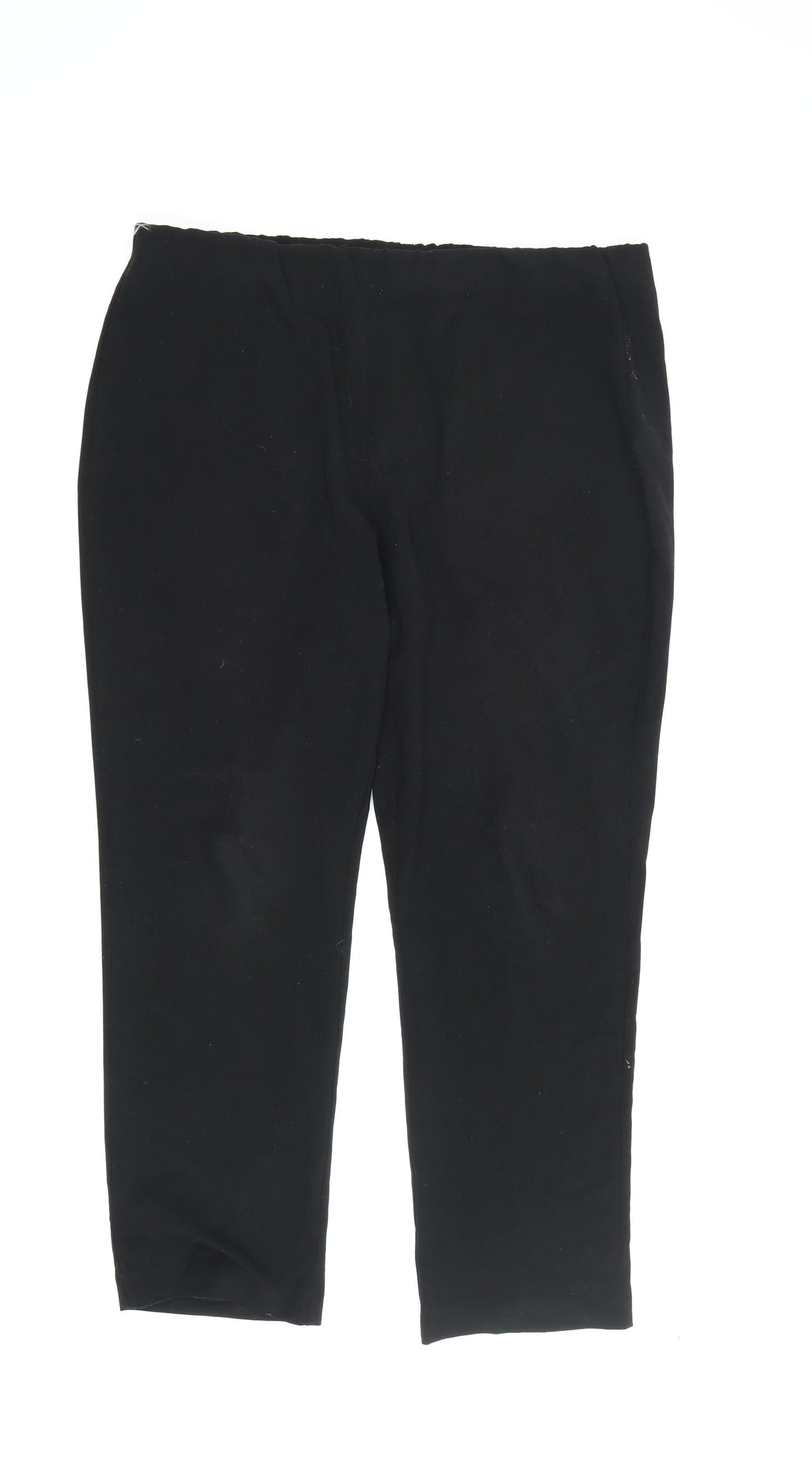 Women's Black Skinny Trousers, Size Value, Polyester Blend