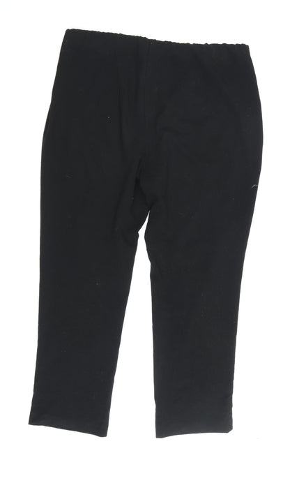 Women's Black Skinny Trousers, Size Value, Polyester Blend