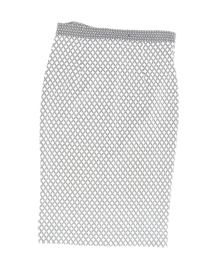Marks and Spencer Women’s Black Geometric Pencil Skirt