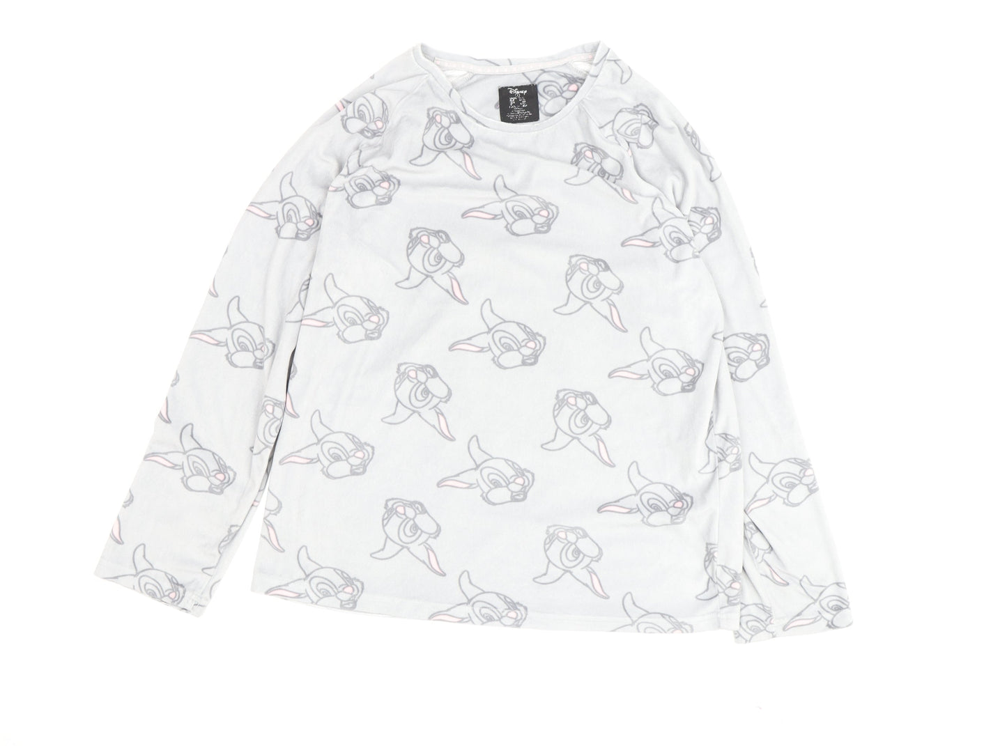 Disney Women’s Bambi Pyjama Top Long Sleeve White S