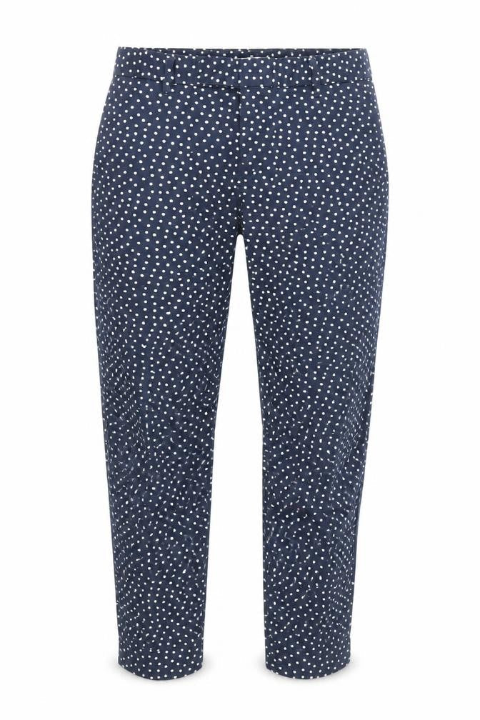 Womens UK Size S GUESS Slim Fit Cropped Blue Trousers