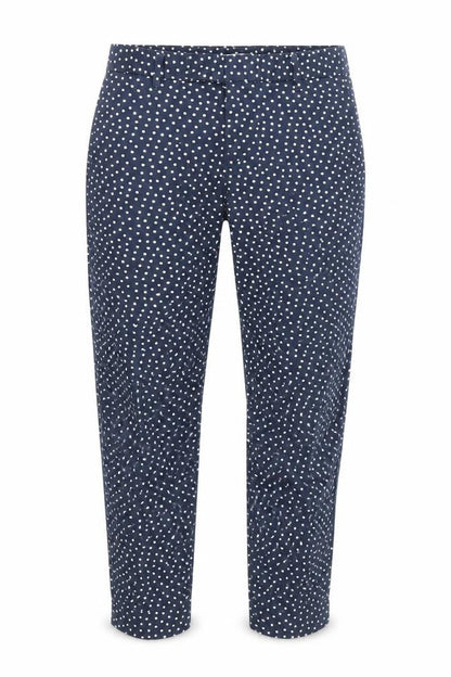 Womens UK Size S GUESS Slim Fit Cropped Blue Trousers
