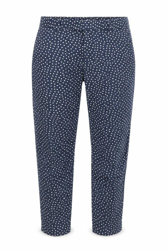 Womens UK Size S GUESS Slim Fit Cropped Blue Trousers