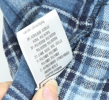 Damart Women's Blue Plaid Pleated Skirt Size 14