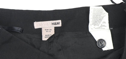 H&M Women's Black Flare Skirt, Size 8, Excellent Condition