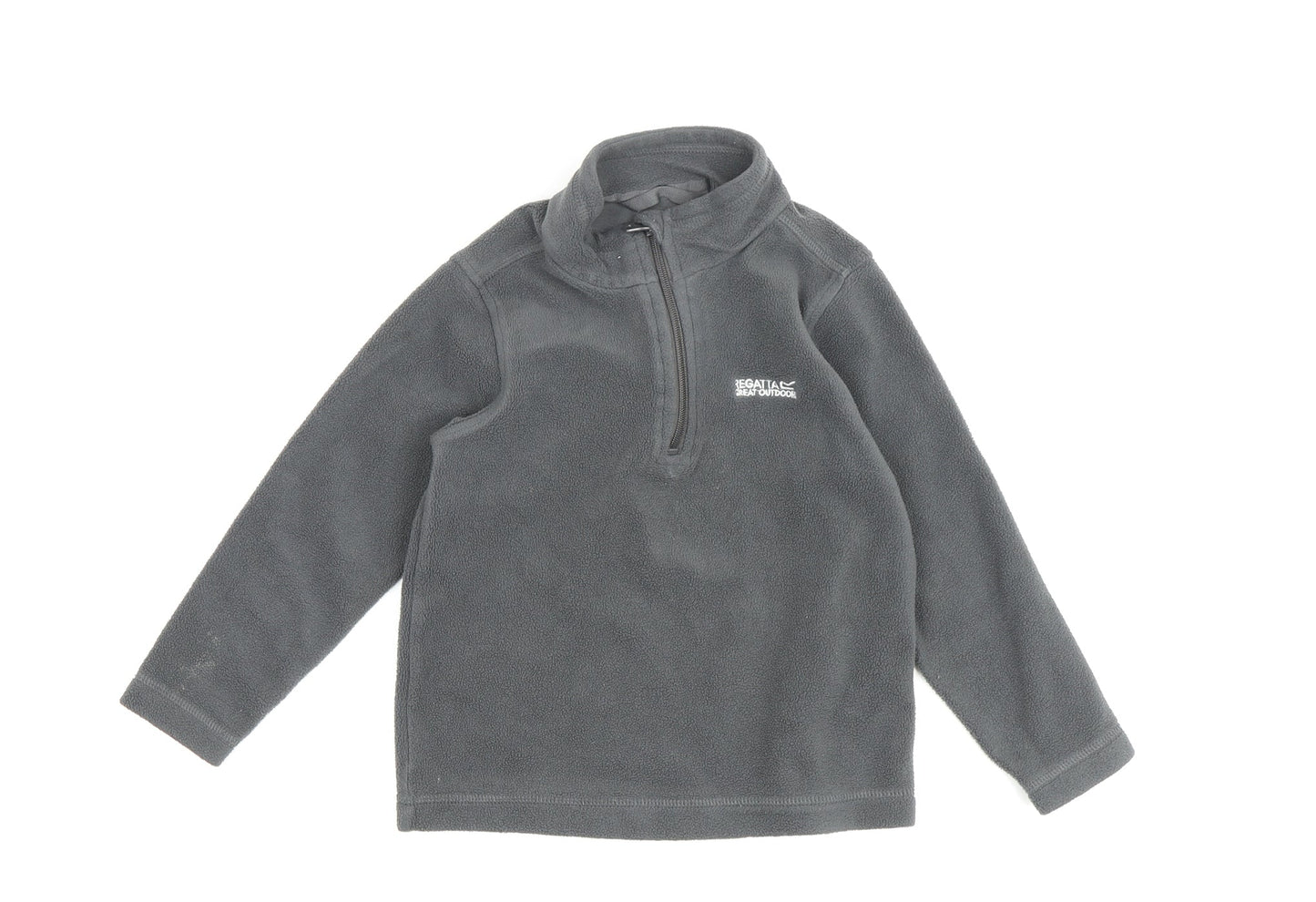 Regatta Boys Grey Fleece 1/2 Zip Sweatshirt, Size 6 Years