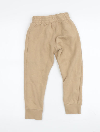 Jordan Boys Beige Jogger Trousers Size M for Casual Sportswear