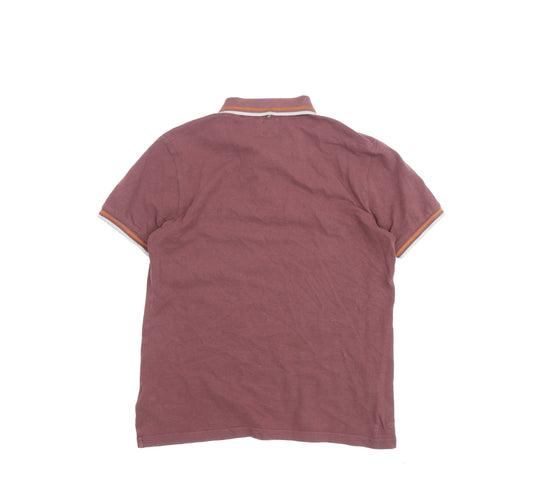 Gongshow Men's Red Polo Shirt M Collared Casual