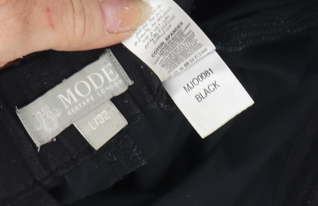 Mode Redtape London Black Men's Trousers L/32