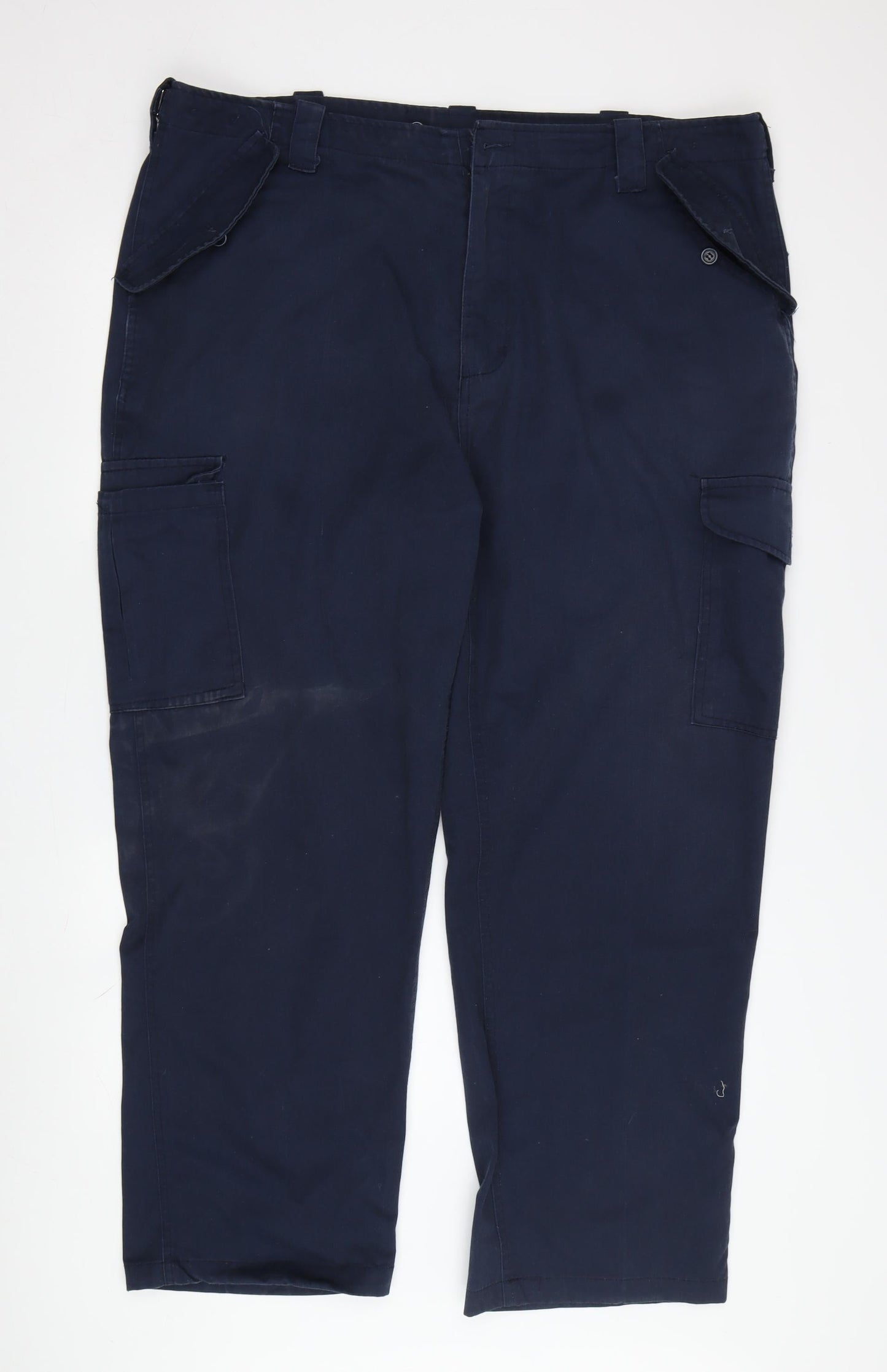 TB Clothing Men's Blue Cargo Trousers, 42 Regular Fit