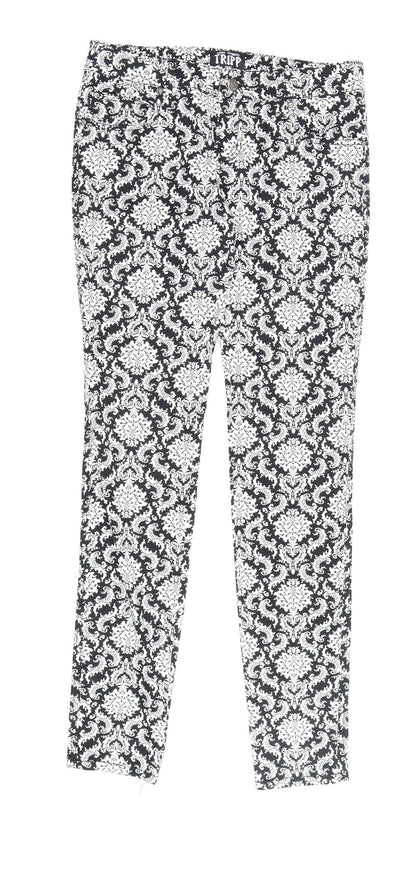 Tripp NYC Women's Geometric Skinny Trousers, Size 8