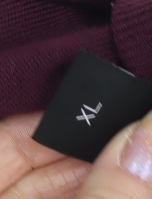 Hugo Boss Men's Red Wool Pullover Jumper, M