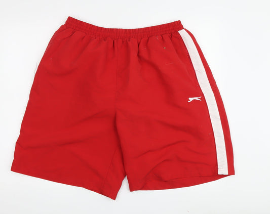 Slazenger Men's XL Red Athletic Shorts