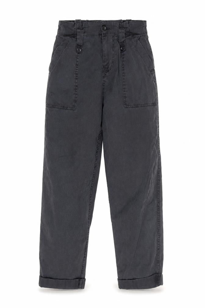 Womens UK Size 34 Topshop Regular Fit Cropped Black Trousers