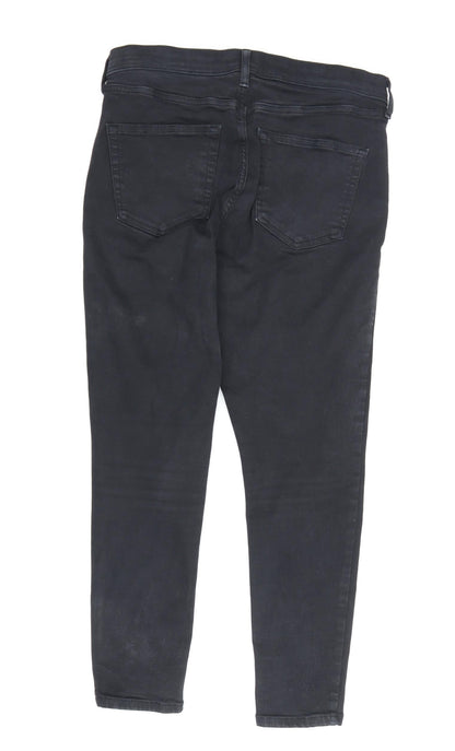 Topshop Women's Black Skinny Jeans Size 12 Stretch