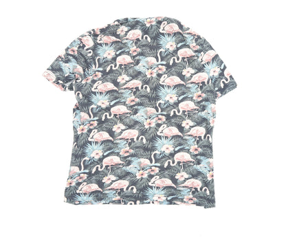 Racing Green Men's Multicoloured Flamingo T-Shirt M