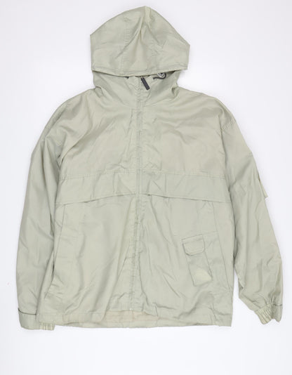 Mens UK Size L Roberto Donelli Beige Windbreaker Coat