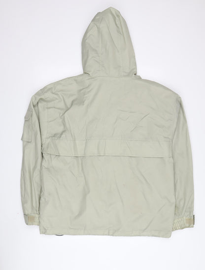 Mens UK Size L Roberto Donelli Beige Windbreaker Coat