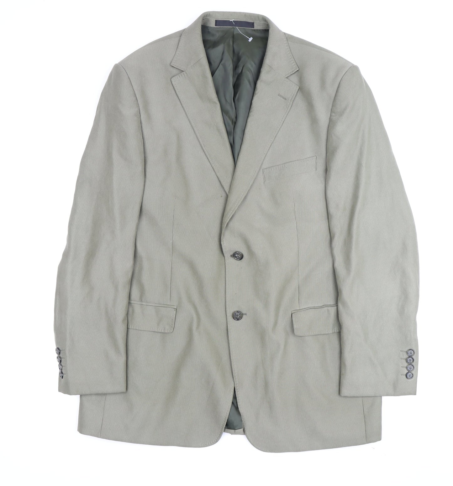 Mens UK Size 42 Marks and Spencer Regular Green Suit Jacket
