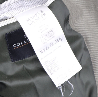 Mens UK Size 42 Marks and Spencer Regular Green Suit Jacket