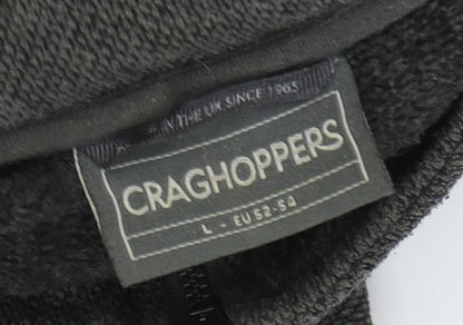 Mens UK Size L Craghoppers Grey 1/2 Zip Sweatshirt