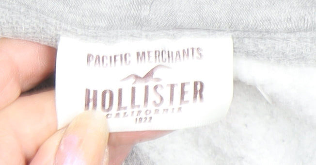 Mens UK Size S Hollister Grey Pullover Hoodie