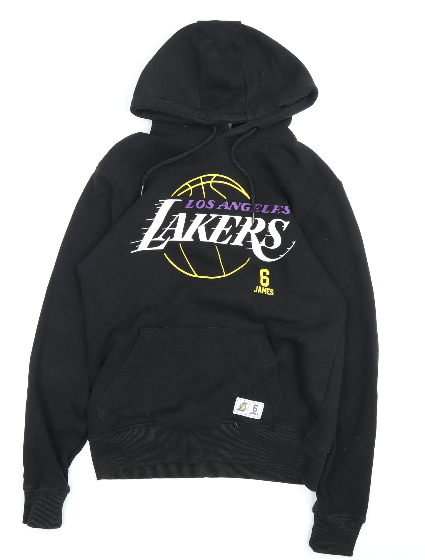 Mens UK Size S NBA Black Pullover Hoodie