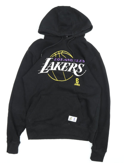 Mens UK Size S NBA Black Pullover Hoodie