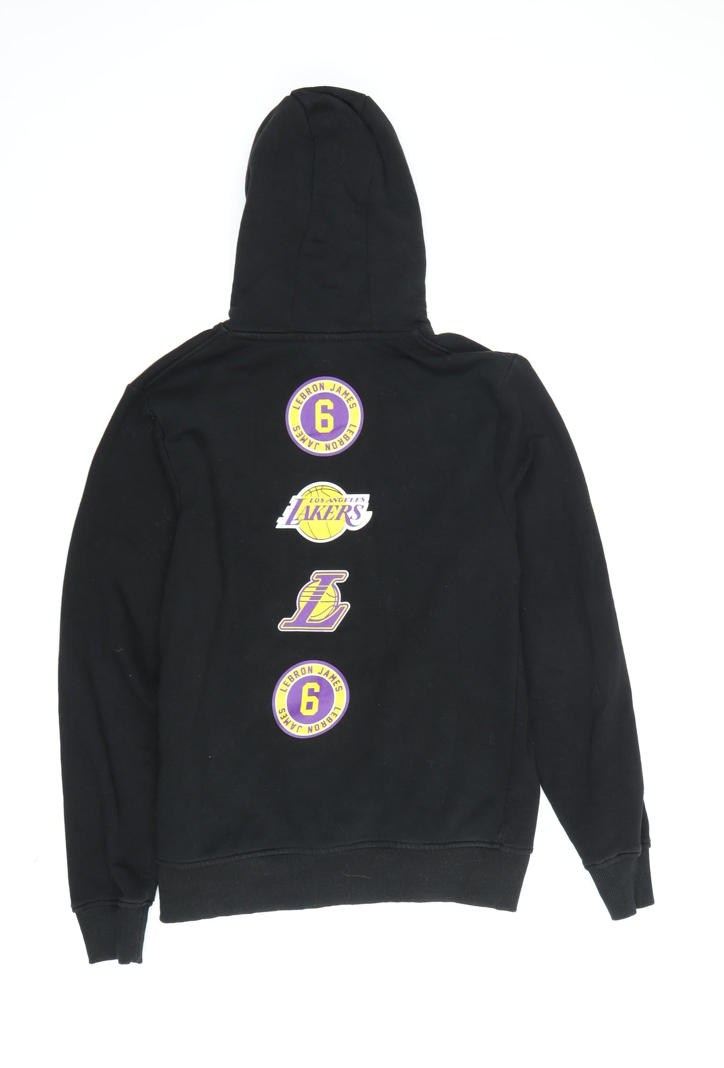 Mens UK Size S NBA Black Pullover Hoodie