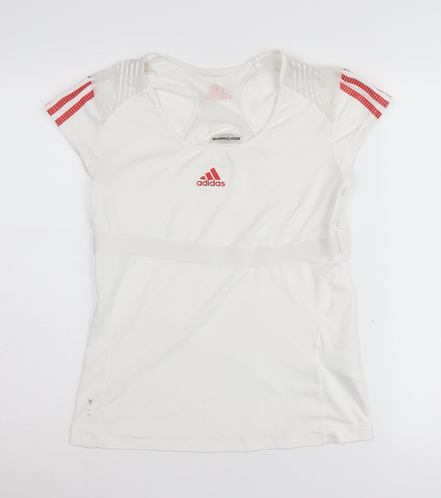 Adidas Women's White Athletic T-Shirt, Small, Breathable
