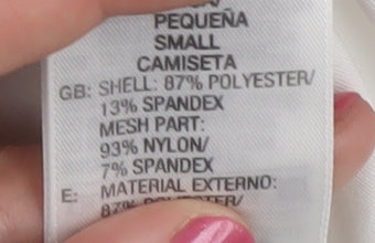 Adidas Women's White Athletic T-Shirt, Small, Breathable