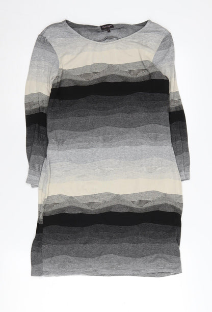 Womens UK Size 12 Phase Eight Grey Tunic Jumper