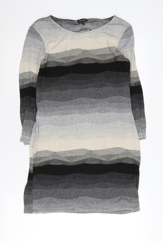 Womens UK Size 12 Phase Eight Grey Tunic Jumper