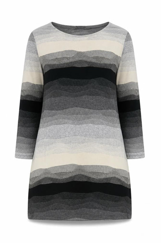 Womens UK Size 12 Phase Eight Grey Tunic Jumper