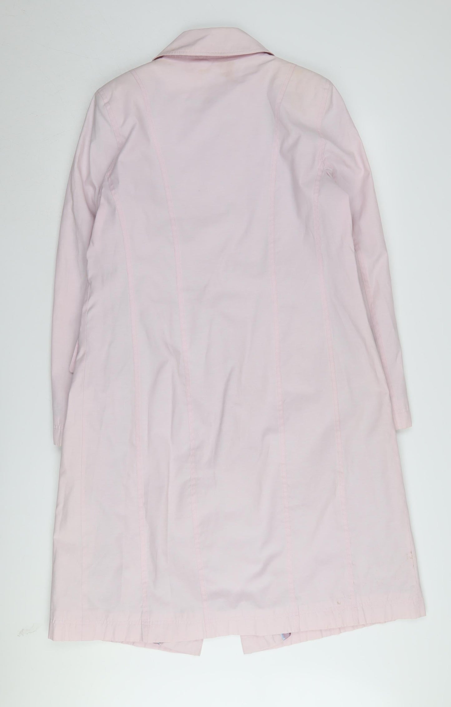 Womens UK Size 16 Platinum Pink Overcoat