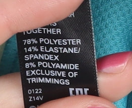 Marks and Spencer Women's Blue Racerback Crop Top 42