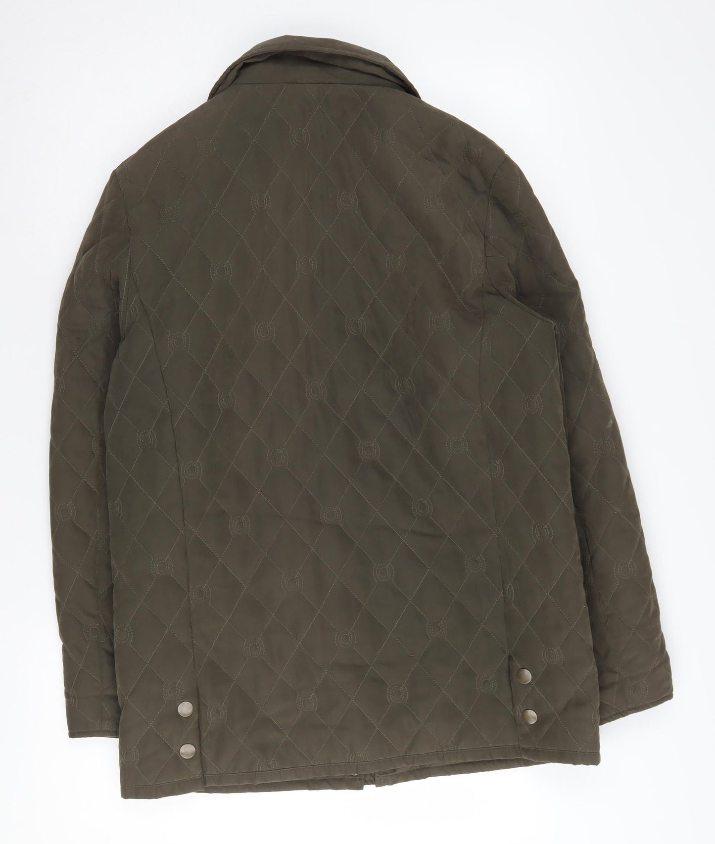 Womens UK Size 12 KLASSIK Brown Quilted Coat