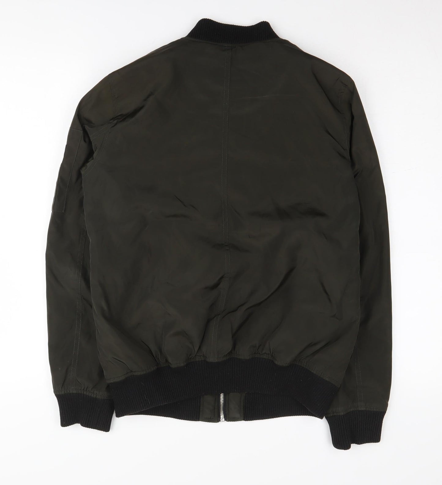 New Look Women's Green Bomber Jacket Size 10