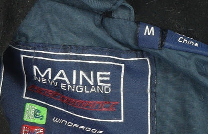 Mens UK Size M Maine Blue Parka Coat