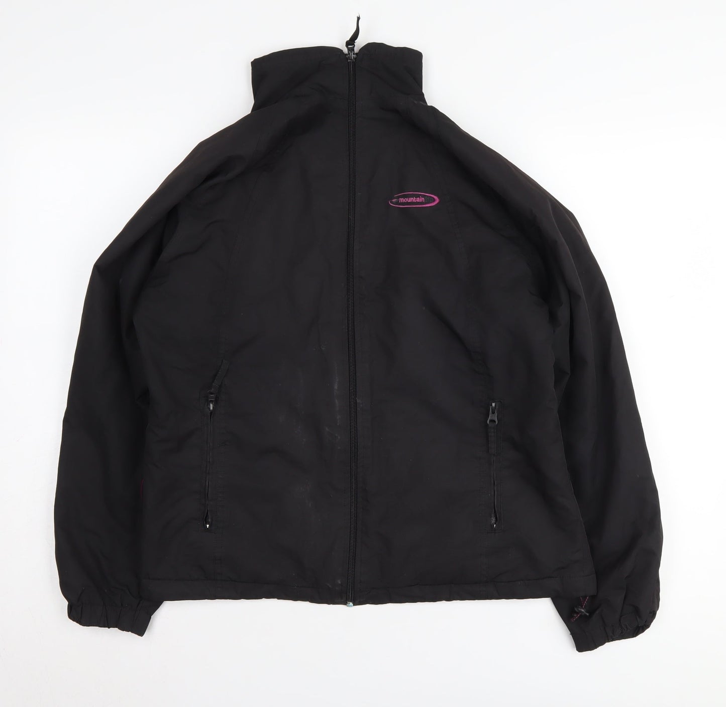 Womens UK Size 10 Mountain Life Black Basic Jacket