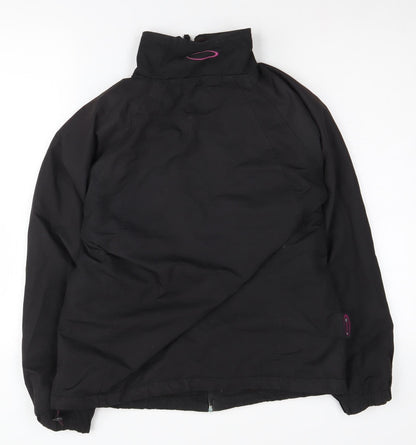 Womens UK Size 10 Mountain Life Black Basic Jacket