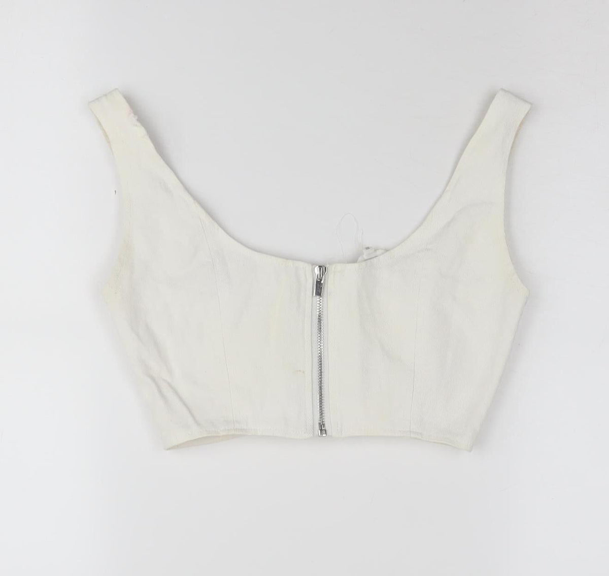 Mistress Rocks Women's White Cropped Top XS