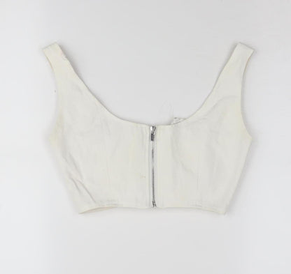 Mistress Rocks Women's White Cropped Top XS