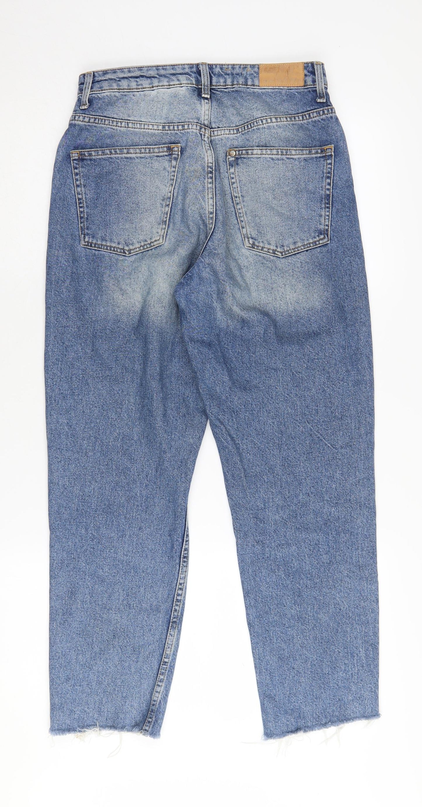 Womens UK Size 26/32 H&M Relaxed Fit Mom Blue Jeans